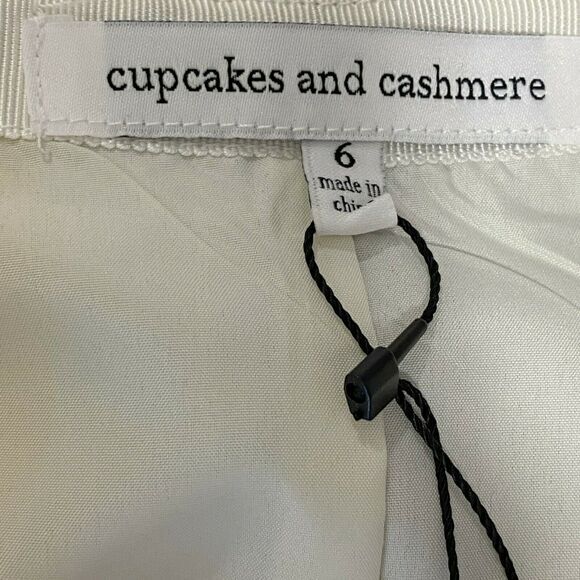 Cupcakes and Cashmere Pippa Multi Stripe A-Line Midi Skirt Women's Size 6 - Picture 8 of 10